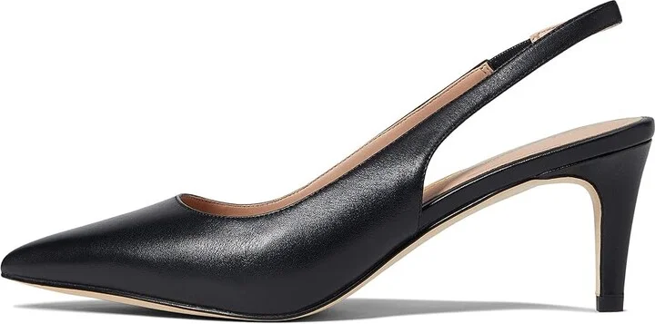 Cole Haan Vandam Sling Back Pump 65 mm Women's Shoes Black Leather : 10 B - Medium - Image 5