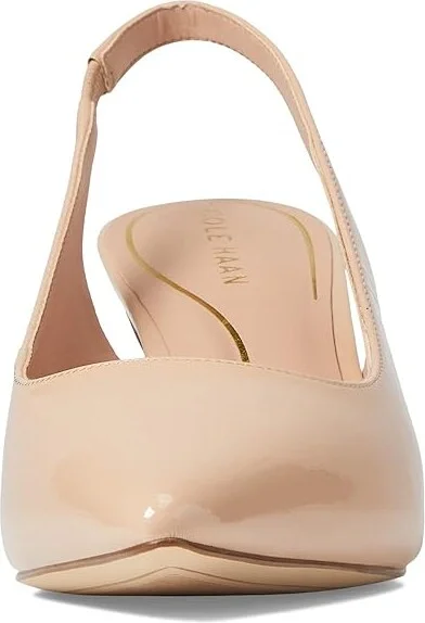 Cole Haan Vandam Sling Back Pump 65 mm Women's Shoes Brush Patent : 10.5 B - Medium, Leather - Image 2