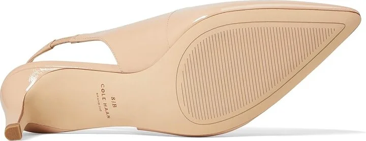 Cole Haan Vandam Sling Back Pump 65 mm Women's Shoes Brush Patent : 10.5 B - Medium, Leather - Image 3