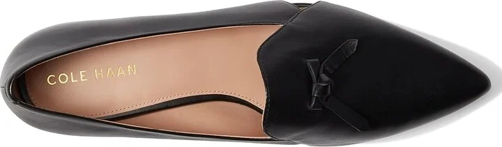 Cole Haan Viola Skimmer Women's Shoes Black Leather : 5 B - Medium - Image 2