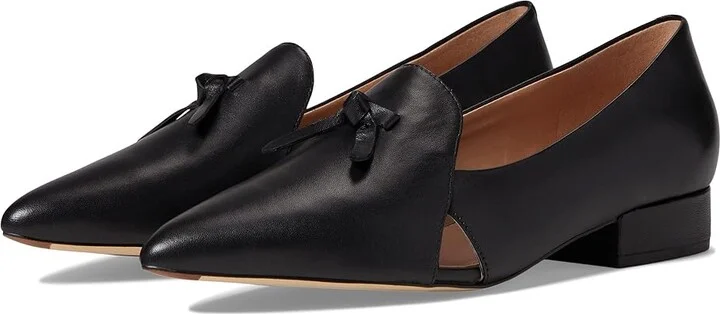 Cole Haan Viola Skimmer Women's Shoes Black Leather : 5 B - Medium