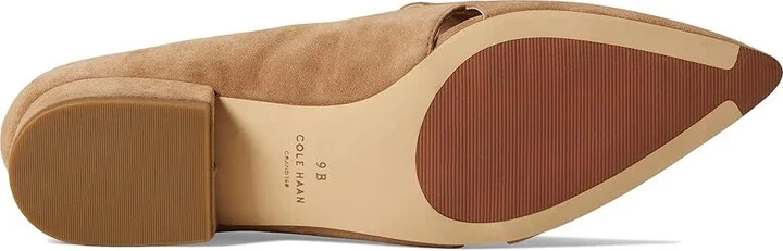 Cole Haan Viola Skimmer Women's Shoes Light Whiskey Suede : 11 B - Medium - Image 3