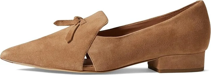 Cole Haan Viola Skimmer Women's Shoes Light Whiskey Suede : 11 B - Medium - Image 5