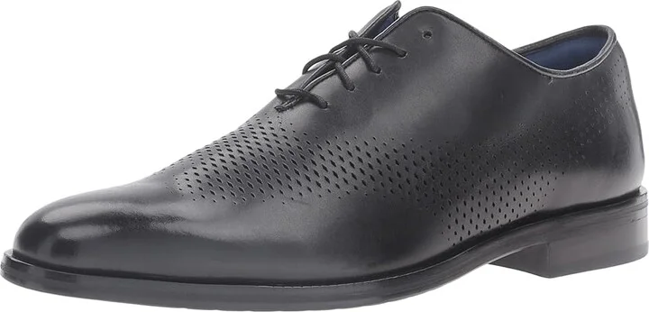Cole Haan Washington Grand Laser Wing Oxford Men's Lace up casual Shoes Black : 10.5 D - Medium, Leather - Image 2