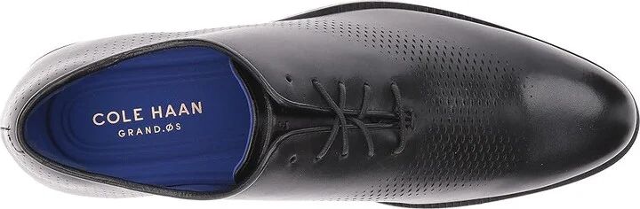 Cole Haan Washington Grand Laser Wing Oxford Men's Lace up casual Shoes Black : 10.5 D - Medium, Leather - Image 3