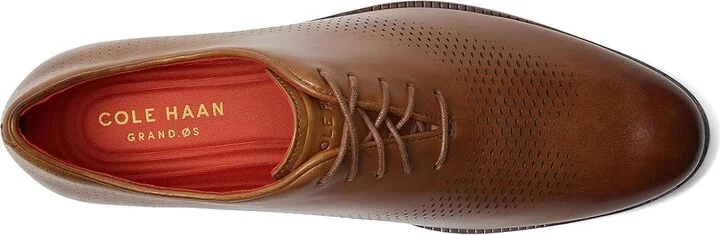 Cole Haan Washington Grand Laser Wing Oxford Men's Lace up casual Shoes British Tan/Lava Energy : 10 D - Medium, Leather - Image 3