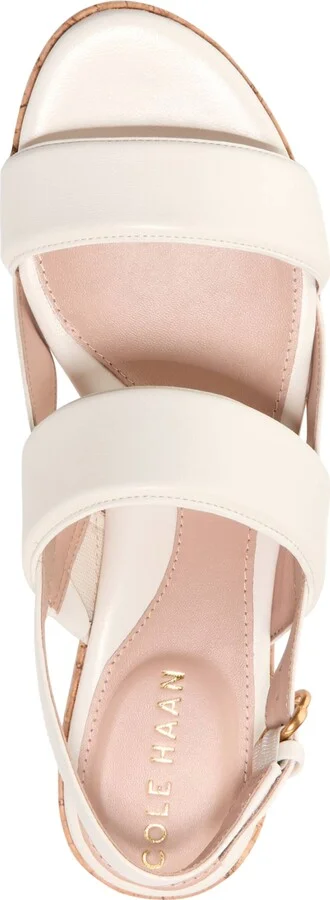 Cole Haan Women's Aislin Wedge Sandals - Ivory Leather, Natural Cork - Image 4