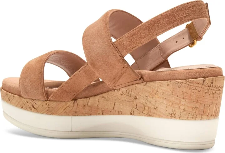 Cole Haan Women's Aislin Wedge Sandals - Ivory Leather, Natural Cork - Image 7