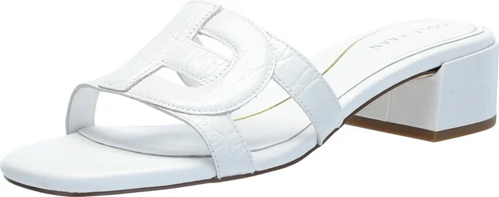 White Croc Prt Leather