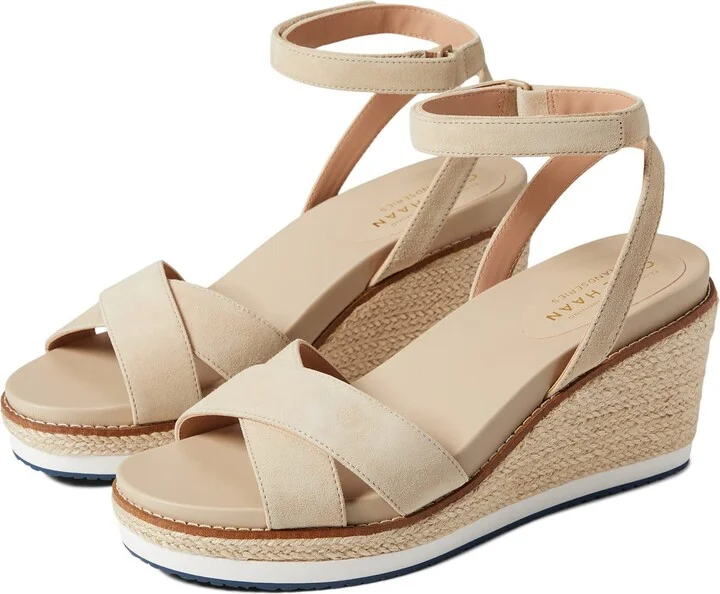 Cole Haan Women's Cloudfeel Espadrille Wedge Flat Sandal