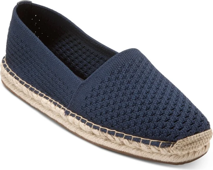 Cole Haan Women's Cloudfeel Keely A-Line Espadrilles - Navy Blazer Stitchlite, Multi Jute