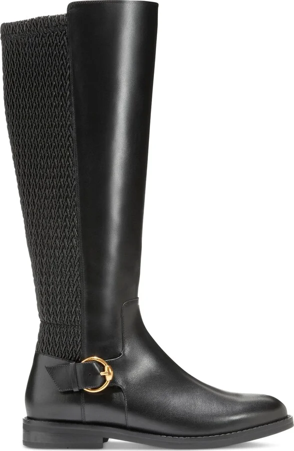 Cole Haan Women's Clover Stretch Side-Buckle Riding Boots - Image 2