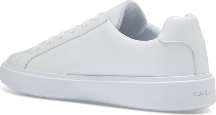 Cole Haan Women's Grand Crosscourt Daily Lace-Up Low-Top Sneakers - Black, White - Image 7