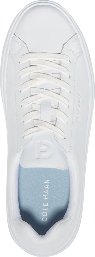 Cole Haan Women's Grand Crosscourt Daily Lace-Up Low-Top Sneakers - Black, White - Image 8