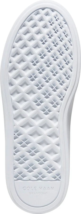 Cole Haan Women's Grand Crosscourt Daily Lace-Up Low-Top Sneakers - Black, White - Image 9