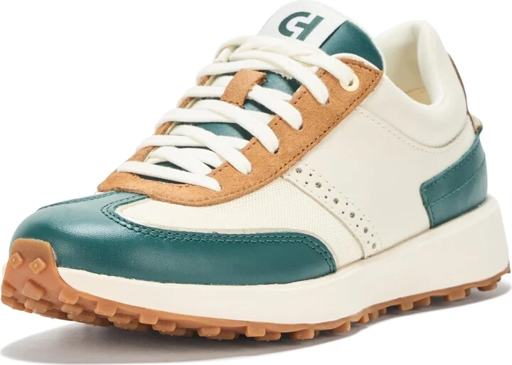 Ivory Mesh/Leather/Rain Forest/Golden H