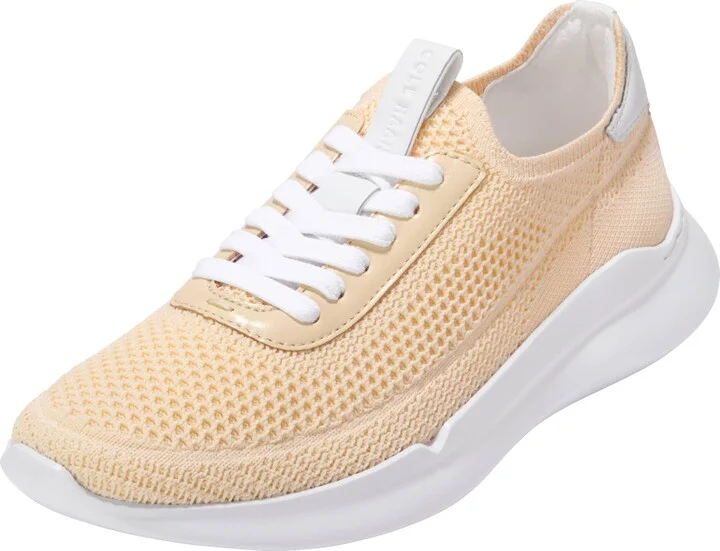 Vanilla Custard Knit/Leather/White