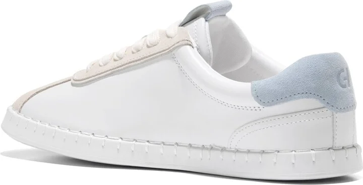 Cole Haan Women's GrandPrÃ¸ Acelia Sneakers - White, Silver Birch Suede - Image 2