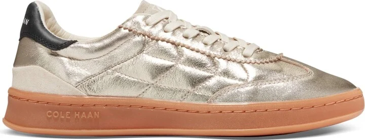 Cole Haan Women's GRANDPRÃ Breakaway Lace-Up Low-Top Sneakers - Ivory, Gum - Image 11