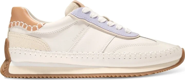 Cole Haan Women's Grandpro Premier Runner Sneakers - Biscuit, Suede, Ivory - Image 6