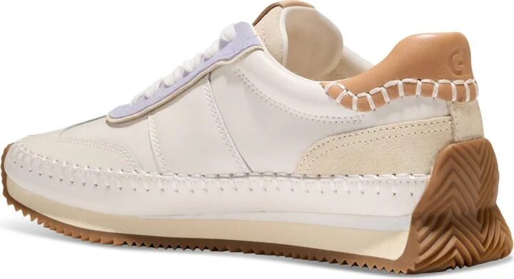 Cole Haan Women's Grandpro Premier Runner Sneakers - Biscuit, Suede, Ivory - Image 7