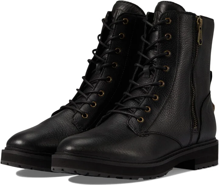 Black Leather Waterproof