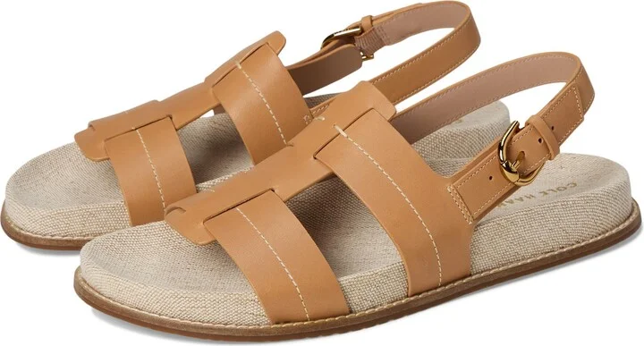 Biscuit Lthr/Natural Canvas