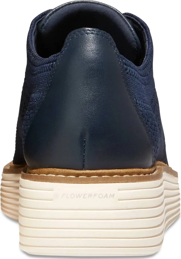 Cole Haan Women's OriginalGrand Stitchlite Platform Oxfords - Navy Blazer Knit, Ivory - Image 3