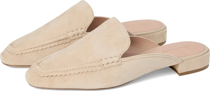 Cole Haan Women's Pollina Scalloped Mules Loafer Flat