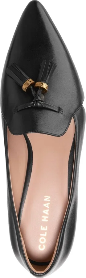 Cole Haan Women's Vanya Tassel Block Heel Shoes - Image 4