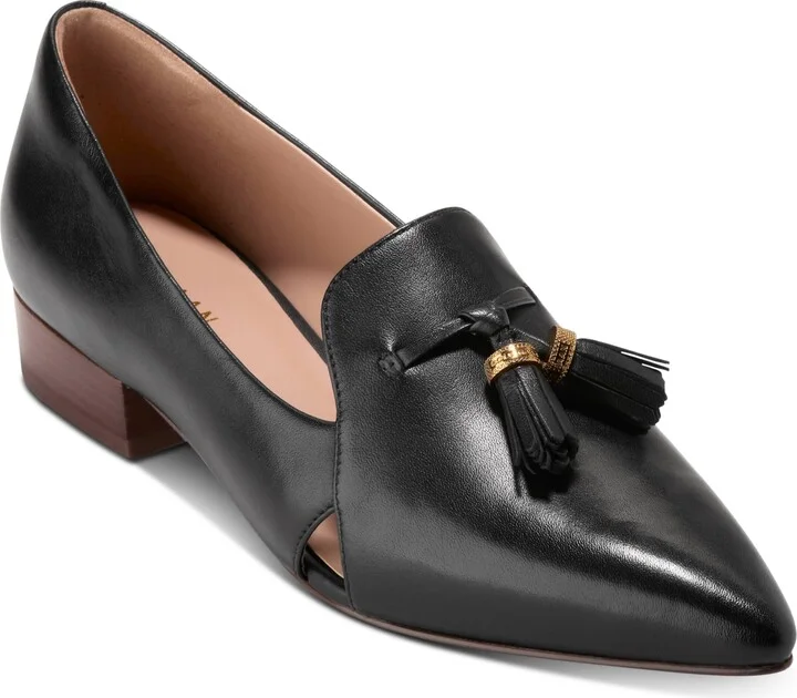 Cole Haan Women's Vanya Tassel Block Heel Shoes
