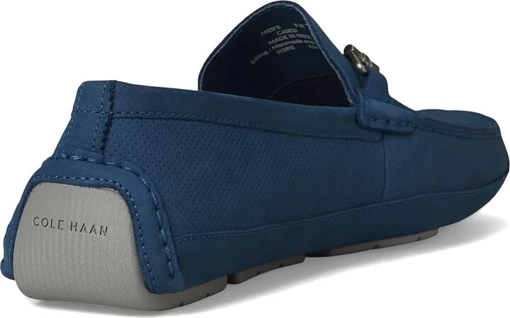 Cole Haan Wyatt Bit Driver Men's Shoes Big Dipper Nubuck/Sea Stone : 13 D - Medium, Leather - Image 4