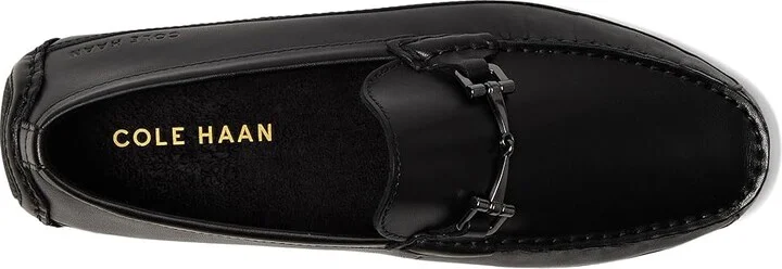 Cole Haan Wyatt Bit Driver Men's Shoes Black : 7 M - Medium, Leather - Image 2