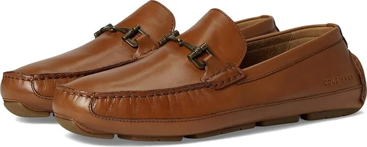 Cole Haan Wyatt Bit Driver Men's Shoes British Tan : 7 M - Medium, Leather