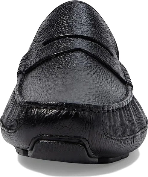 Cole Haan Wyatt Penny Driver Men's Shoes Black/Black : 10.5 D - Medium, Leather - Image 5