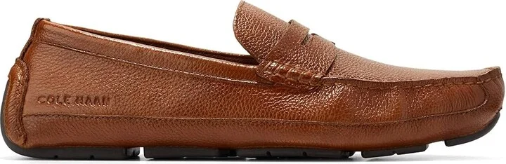 Cole Haan Wyatt Penny Driver Men's Shoes British Tan/Nicotine : 13 D - Medium, Leather - Image 7