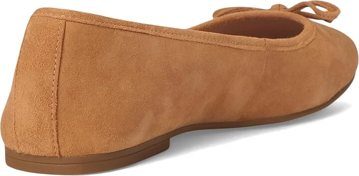 Cole Haan Yara Soft Ballet Women's Flat Shoes Biscuit Suede : 10.5 B - Medium, Leather - Image 4