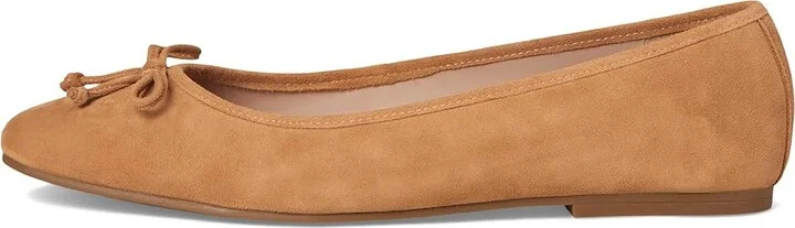 Cole Haan Yara Soft Ballet Women's Flat Shoes Biscuit Suede : 10.5 B - Medium, Leather - Image 6