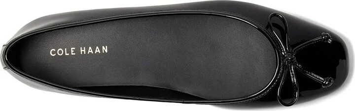 Cole Haan Yara Soft Ballet Women's Flat Shoes Black Patent Leather : 9 B - Medium - Image 2