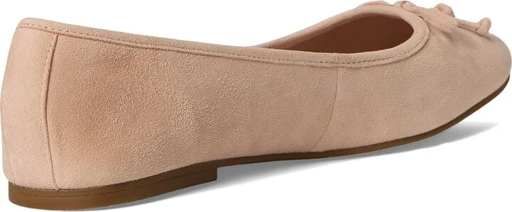 Cole Haan Yara Soft Ballet Women's Flat Shoes Cameo Rose Suede : 10 B - Medium, Leather - Image 4