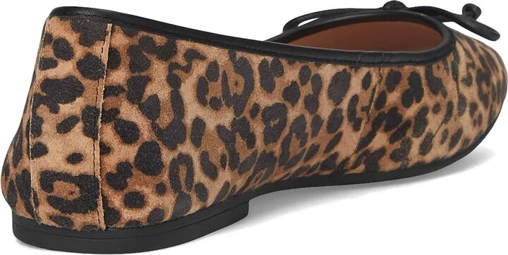Cole Haan Yara Soft Ballet Women's Flat Shoes Leopard Print Suede : 9 B - Medium, Leather - Image 4