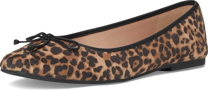 Cole Haan Yara Soft Ballet Women's Flat Shoes Leopard Print Suede : 9 B - Medium, Leather - Image 5