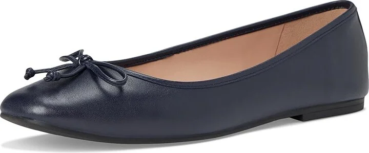 Cole Haan Yara Soft Ballet Women's Flat Shoes Midnight Moon Leather : 7 B - Medium - Image 5