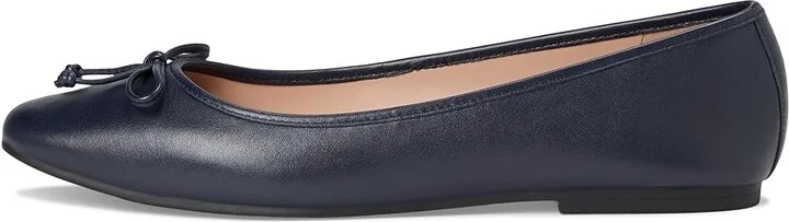 Cole Haan Yara Soft Ballet Women's Flat Shoes Midnight Moon Leather : 7 B - Medium - Image 6