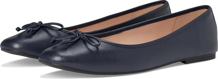 Cole Haan Yara Soft Ballet Women's Flat Shoes Midnight Moon Leather : 7 B - Medium