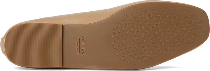 Cole Haan Yara Soft Ballet Women's Flat Shoes Tuscan Sand Leather : 6 B - Medium - Image 3