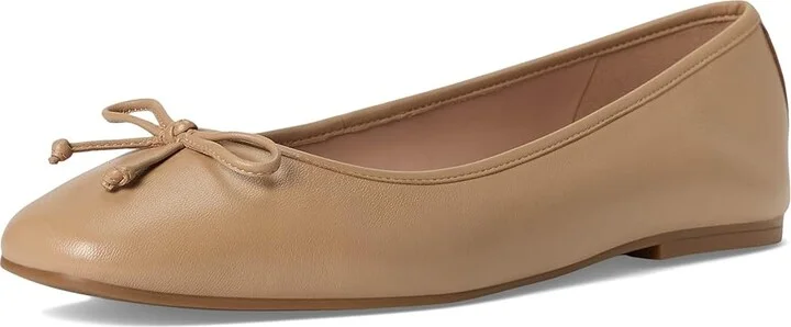 Cole Haan Yara Soft Ballet Women's Flat Shoes Tuscan Sand Leather : 6 B - Medium - Image 5