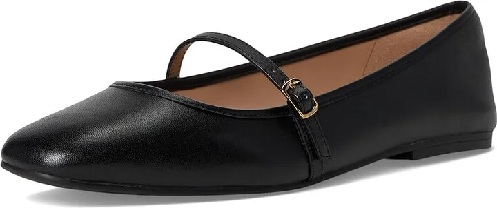 Cole Haan Yelena Maryjane Ballets Women's Flat Shoes Black Leather : 11 B - Medium - Image 5