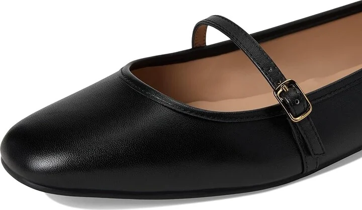 Cole Haan Yelena Maryjane Ballets Women's Flat Shoes Black Leather : 11 B - Medium - Image 7