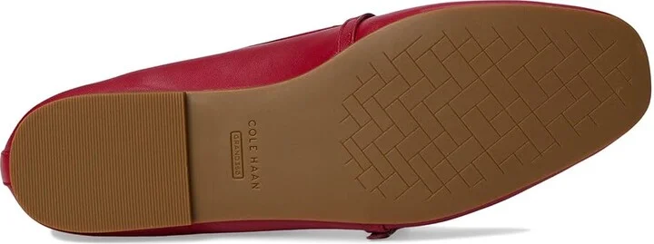 Cole Haan Yelena Maryjane Ballets Women's Flat Shoes Rio Red Leather : 5 B - Medium - Image 3